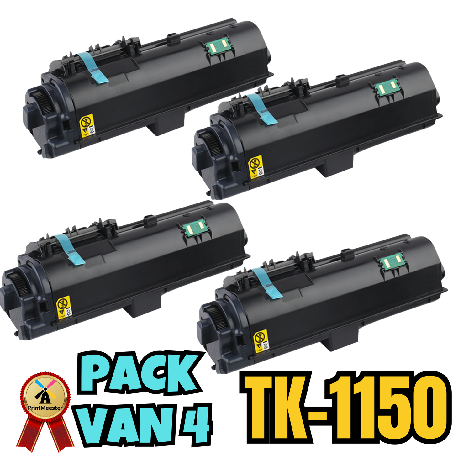 4x Huismerk Toner TK-1150 geschikt voor Kyocera ECOSYS M2135dn P2235dn P2235dw