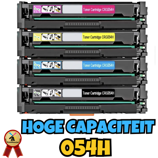 4x Huismerk Toner 054H Multipack geschikt voor Canon i-SENSYS MF641Cw MF643Cdw MF645Cx LBP621Cw