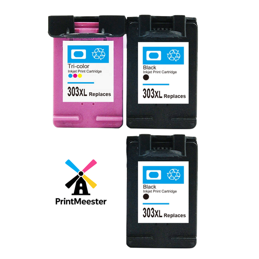 3x Huismerk Inktcartridges 303XL geschikt voor HP Envy Photo 6220 6230 7130 7830