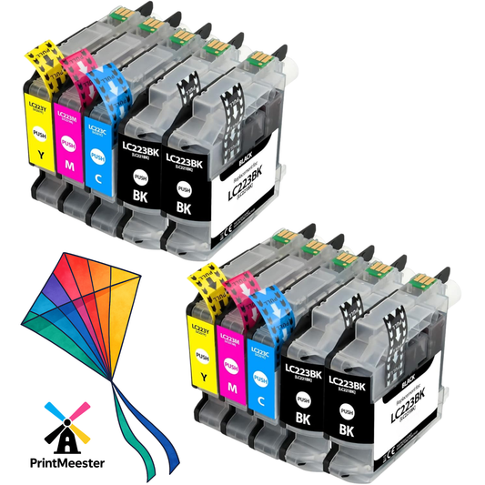10x Huismerk Inktcartridges LC223 geschikt voor Brother MFC-J5320DW DCP-J4120DW MFC-J480DW