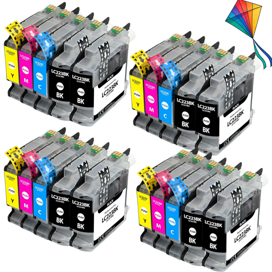 20 Huismerk compatibele voor Brother LC223 XL inktcartridges voor MFC-J5320DW MFC-J5620DW DCP-J4120DW DCP-J562DW