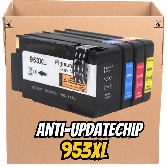 4x Huismerk Inktcartridges 953XL 957XL geschikt voor HP OfficeJet Pro 7740 8210 8710 8720 8730