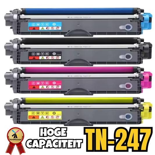 4x Huismerk Toner TN-247 geschikt voor Brother DCP-L3550CDW MFC-L3750CDW HL-L3210CW