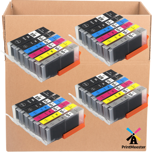 20x Huismerk Inktcartridges PGI-570XL CLI-571XL geschikt voor Canon PIXMA MG5750 TS5050 MG6850