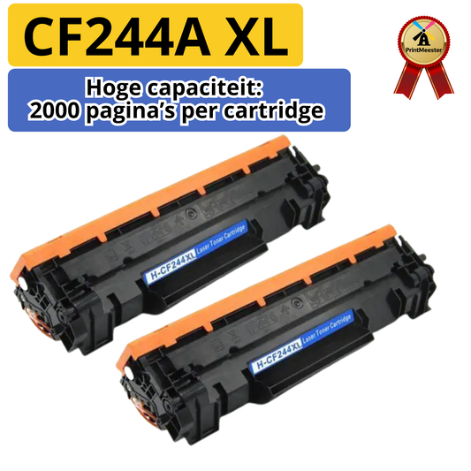 2x Huismerk Toner CF244XL 44A geschikt voor HP LaserJet Pro M15 M28