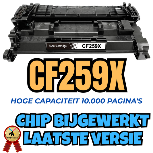 Huismerk Compatibele voor  HP CF259X 59X toner met chip voor LaserJet Pro M304 M404 M428 M329 M429