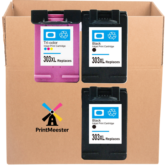 3x Huismerk Inktcartridges 303XL geschikt voor HP Envy Photo 6220 6230 7130 7830