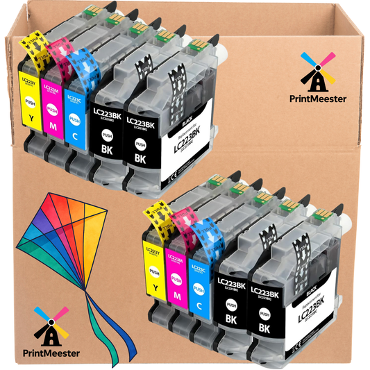 10x Huismerk Inktcartridges LC223 geschikt voor Brother MFC-J5320DW DCP-J4120DW MFC-J480DW