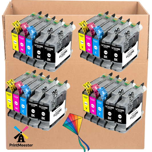 20 Huismerk compatibele voor Brother LC223 XL inktcartridges voor MFC-J5320DW MFC-J5620DW DCP-J4120DW DCP-J562DW