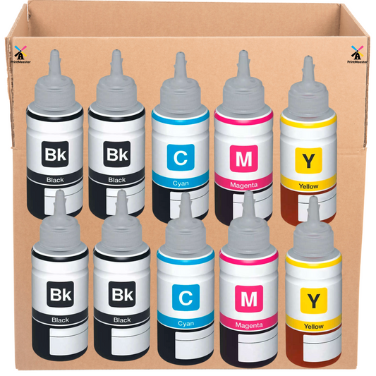 10 compatibele Huismerk voor Epson 104 inktflesjes voor EcoTank ET-2710 ET-2711 ET-2712 ET-2714 ET-2715 ET-2720 ET-2721 ET-2726 ET-4700