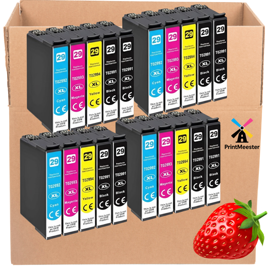 20 compatibele Huismerk inktcartridge voor Epson 29XL inktcartridges voor XP-235 XP-245 XP-332 XP-342 XP-432 XP-442