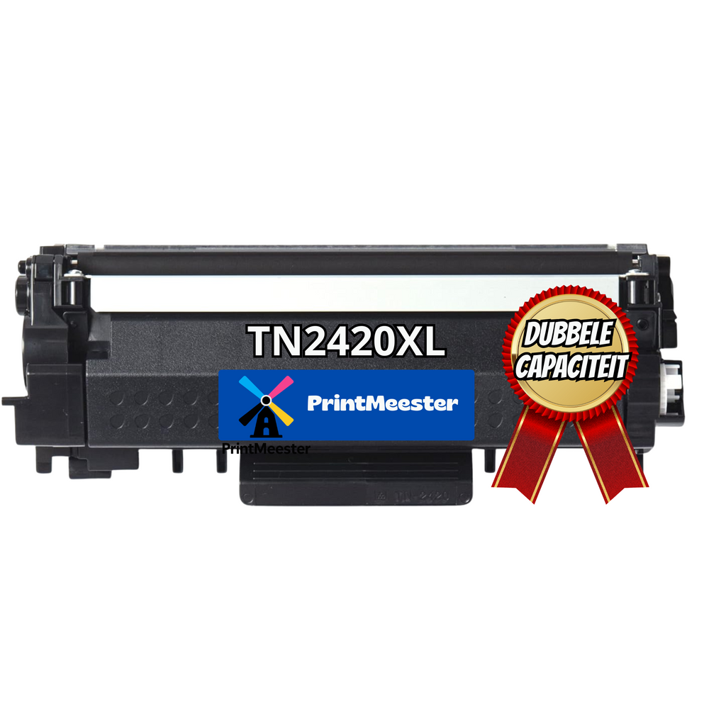 Toner cartridge geschikt voor Brother TN2420 XL - Met Chip - Hoge Capaciteit - TN-2420 (HOGE CAPACITEIT / JUMBO) Brother MFC L2710DW MFC-L2710DW HL-L2350DW DCP-L2530DW MFC-L2710DN MFC-L2750DW HL-2310D