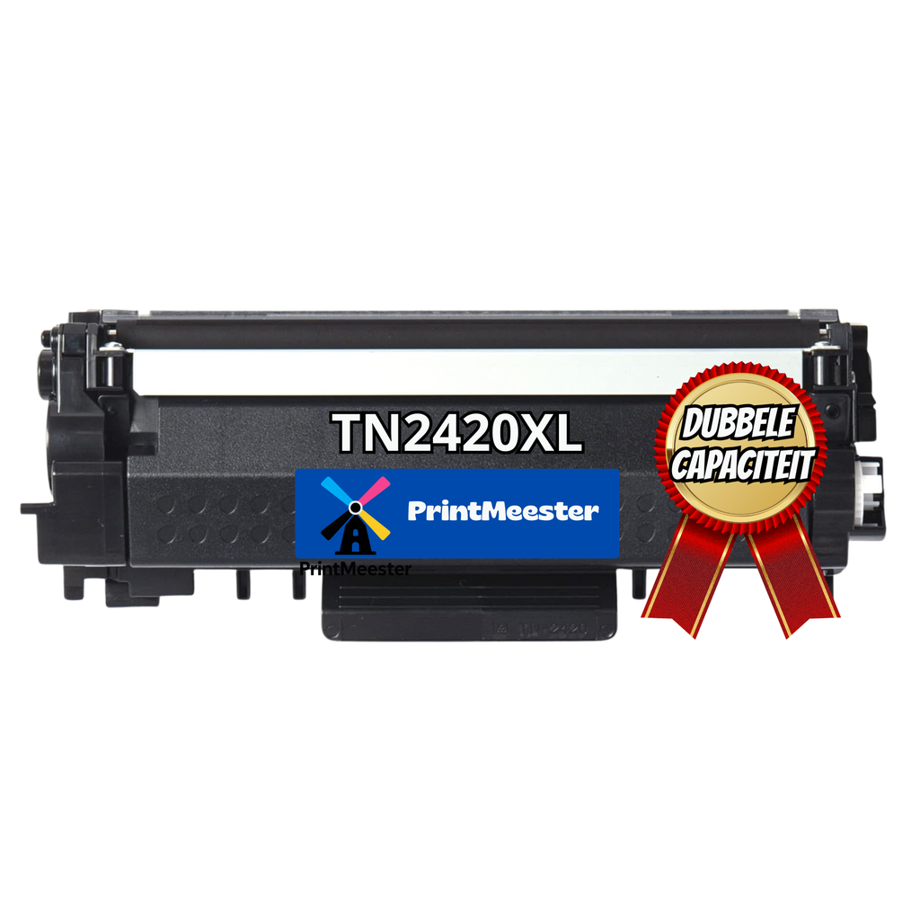 Toner cartridge geschikt voor Brother TN2420 XL - Met Chip - Hoge Capaciteit - TN-2420 (HOGE CAPACITEIT / JUMBO) Brother MFC L2710DW MFC-L2710DW HL-L2350DW DCP-L2530DW MFC-L2710DN MFC-L2750DW HL-2310D